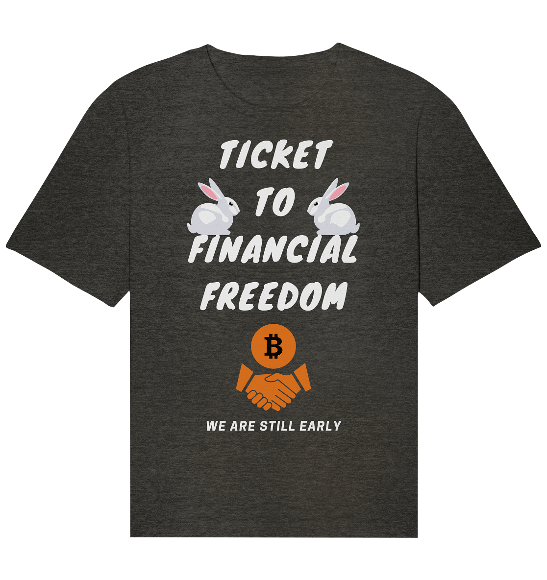 TICKET TO FINANCIAL FREEDOM - sitting rabbits - Organic Relaxed Shirt