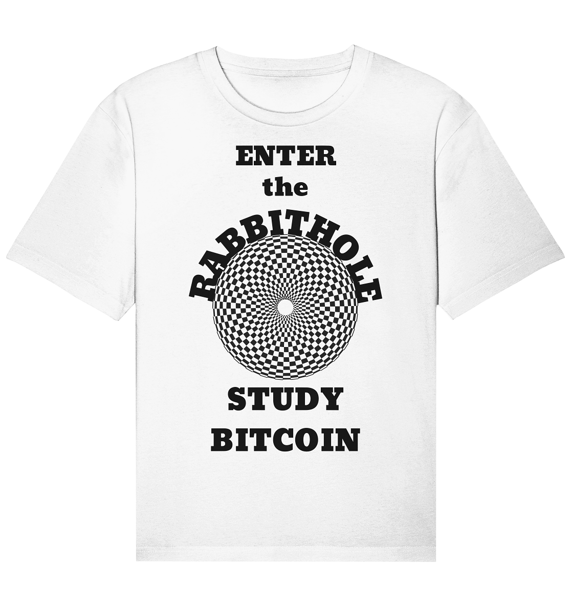 ENTER the RABBITHOLE - STUDY BITCOIN - Organic Relaxed Shirt