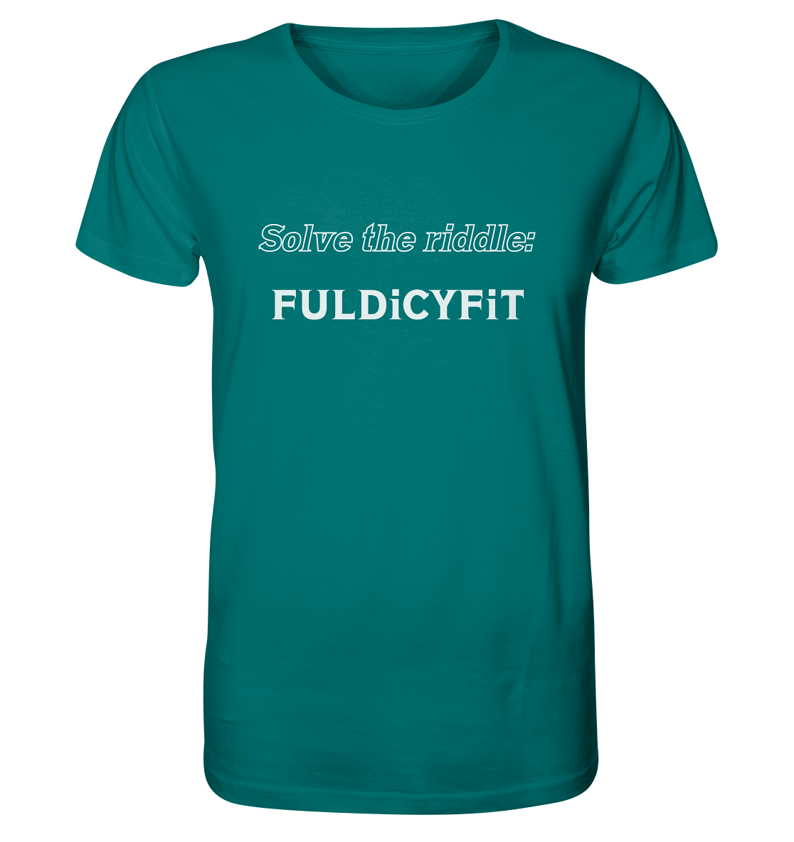 SOLVE THE RIDDLE - FULDiCYFiT - Organic Shirt