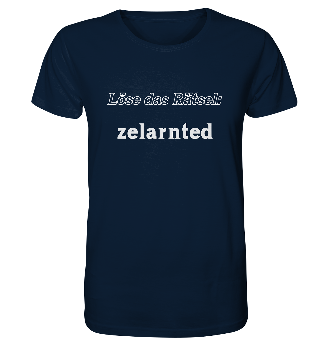 Löse das Rätsel - zelarnted - Organic Shirt