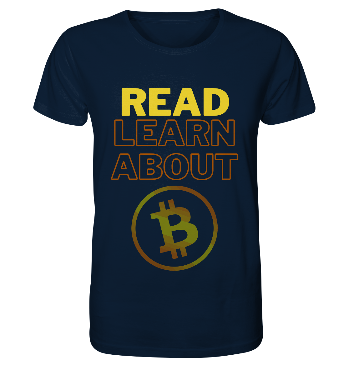 READ - LEARN ABOUT - BTC-Symbol - Organic Shirt