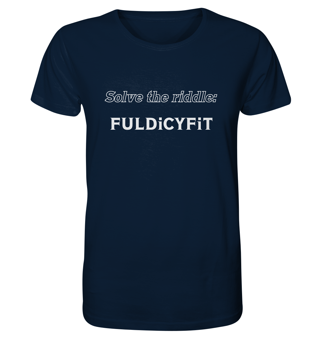 SOLVE THE RIDDLE - FULDiCYFiT - Organic Shirt