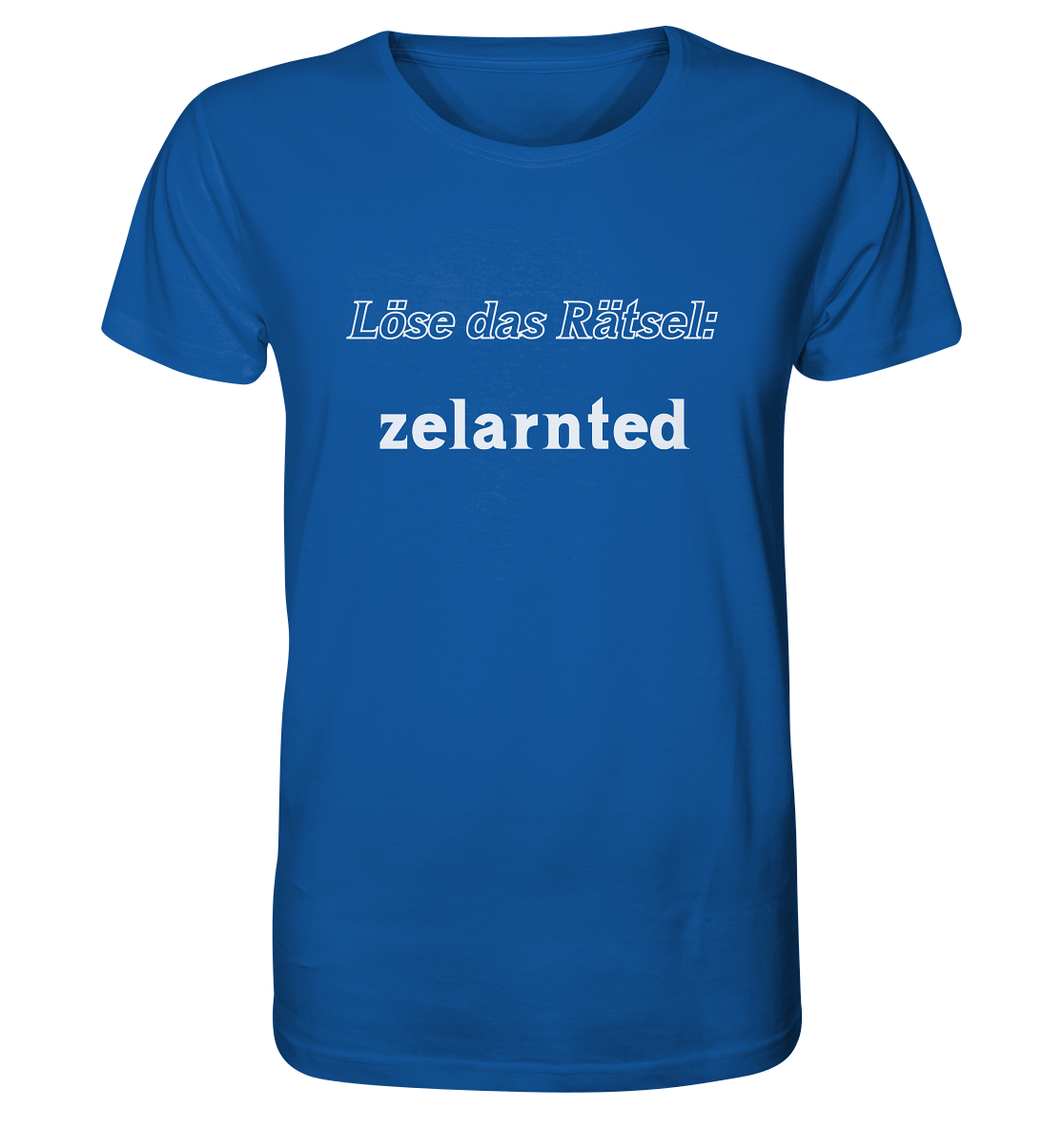 Löse das Rätsel - zelarnted - Organic Shirt