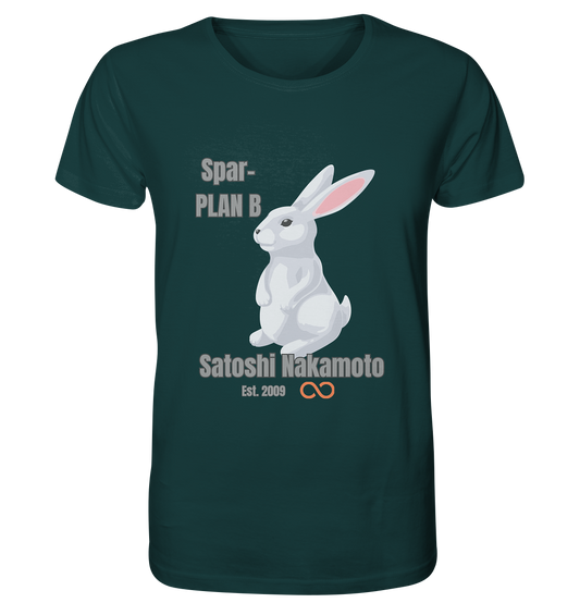 Spar-PLAN B SATOSHI NAKAMOTO Est. 2009 (unendlich) - Organic Shirt