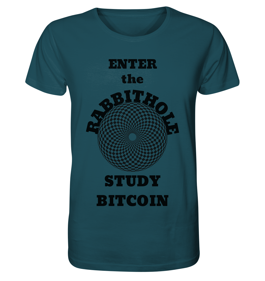 ENTER the RABBITHOLE - STUDY BITCOIN - Organic Shirt