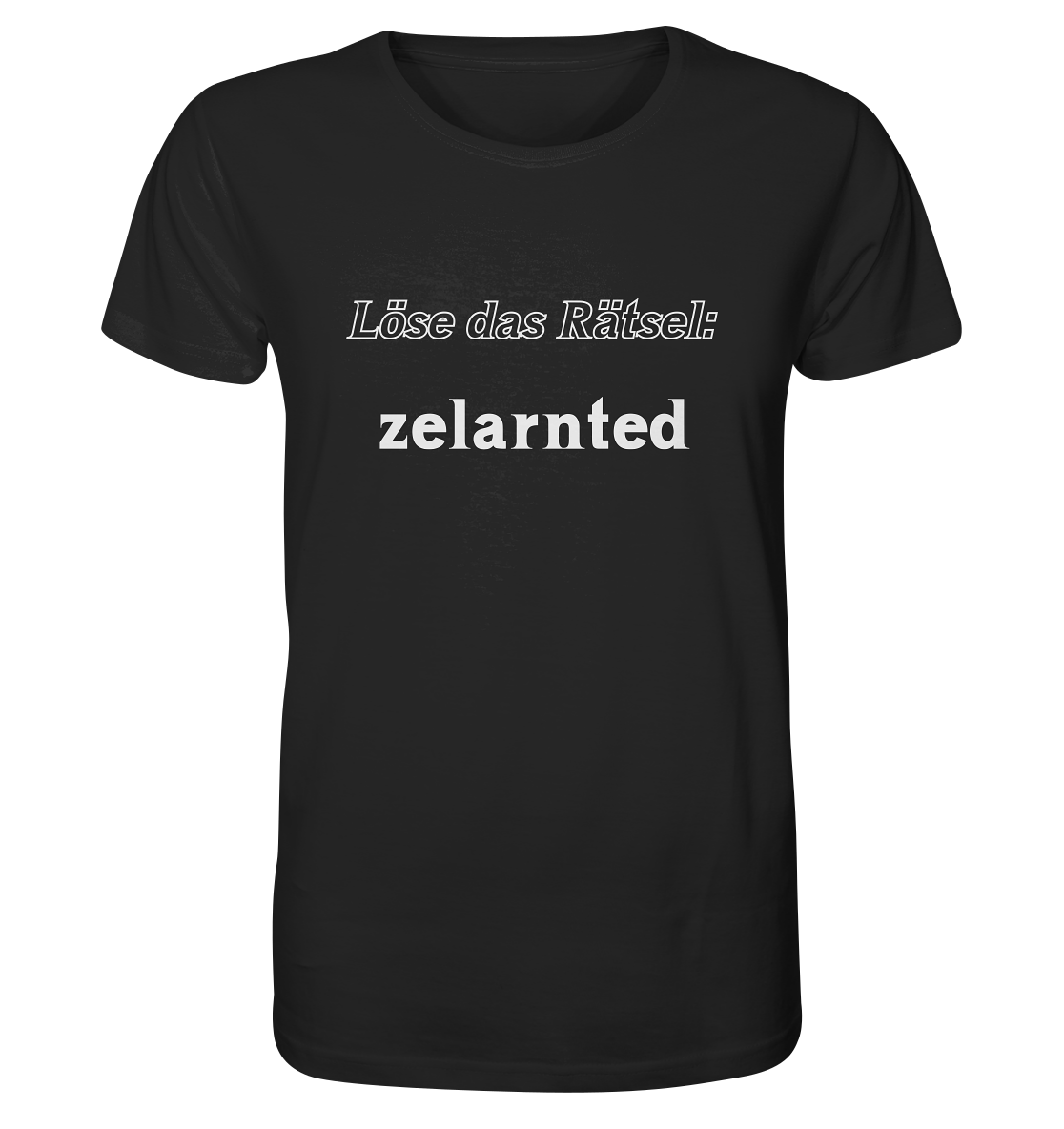 Löse das Rätsel - zelarnted - Organic Shirt