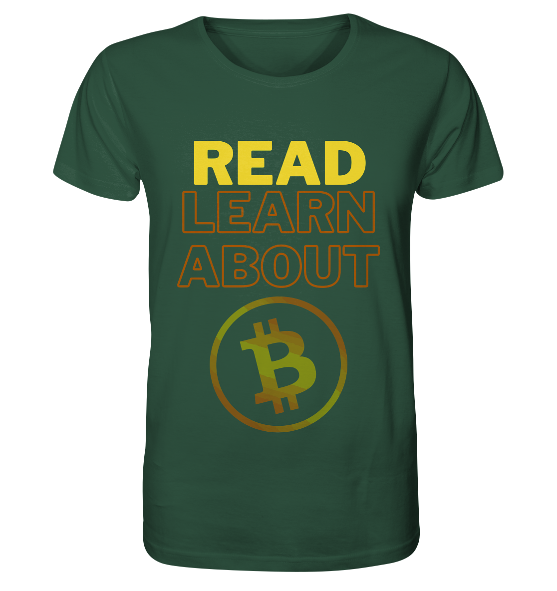 READ - LEARN ABOUT - BTC-Symbol - Organic Shirt