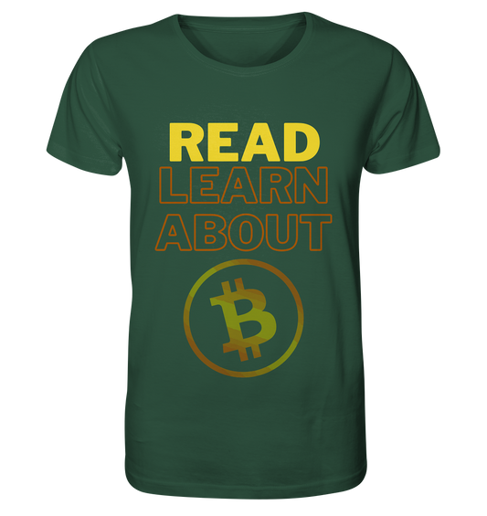 READ - LEARN ABOUT - BTC-Symbol - Organic Shirt