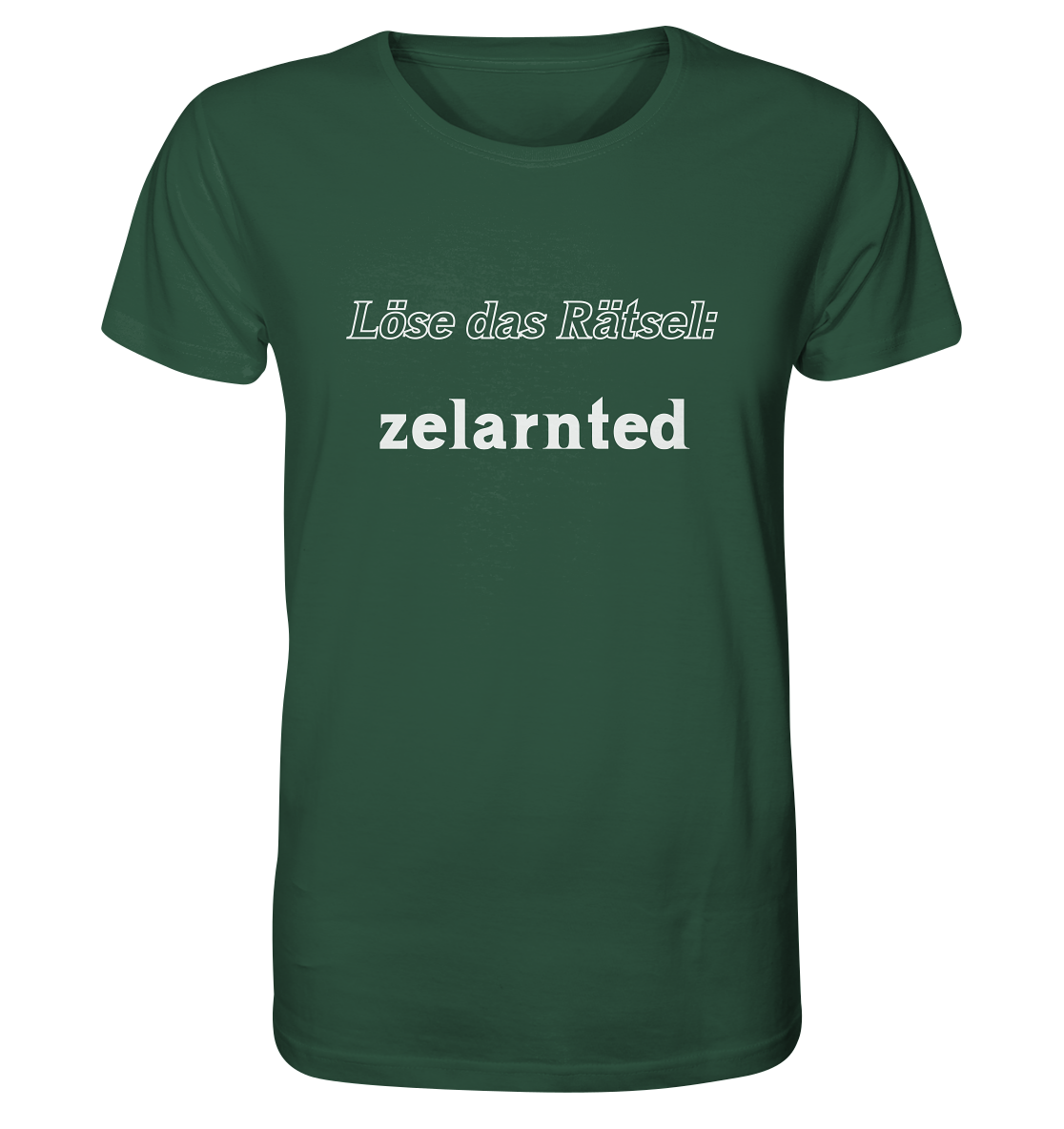 Löse das Rätsel - zelarnted - Organic Shirt