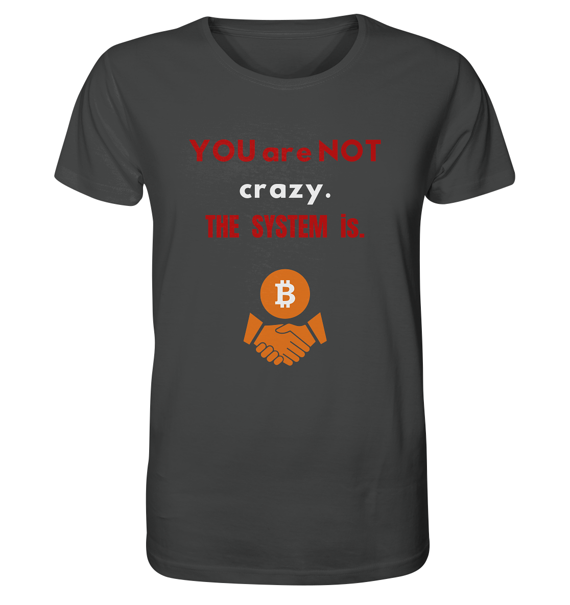 YOU are NOT crazy. THE SYSTEM is. - Organic Shirt