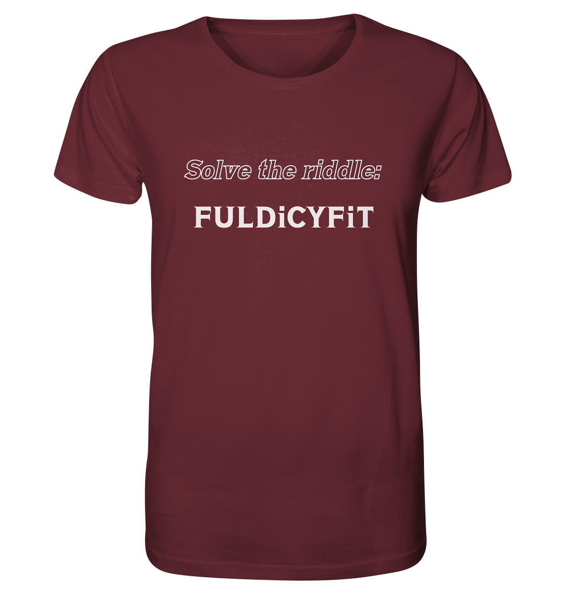 SOLVE THE RIDDLE - FULDiCYFiT - Organic Shirt