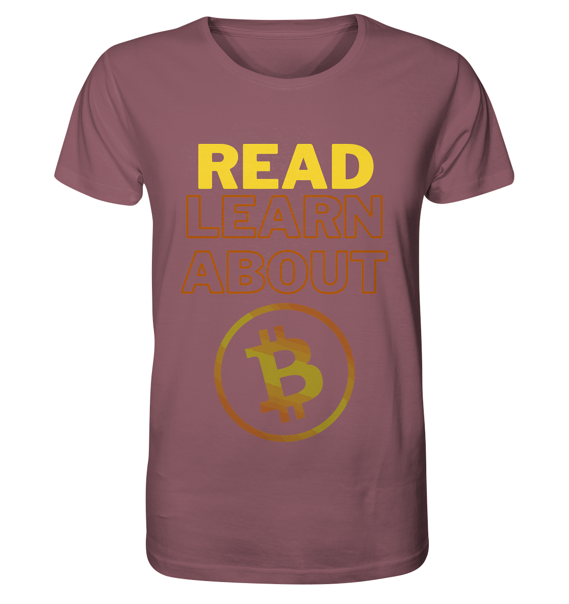 READ - LEARN ABOUT - BTC-Symbol - Organic Shirt