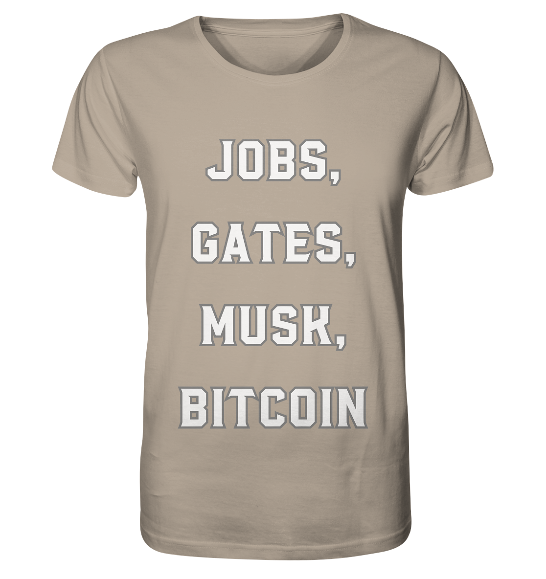 Steve Jobs, Bill Gates, Elon Musk, BITCOIN - Organic Shirt