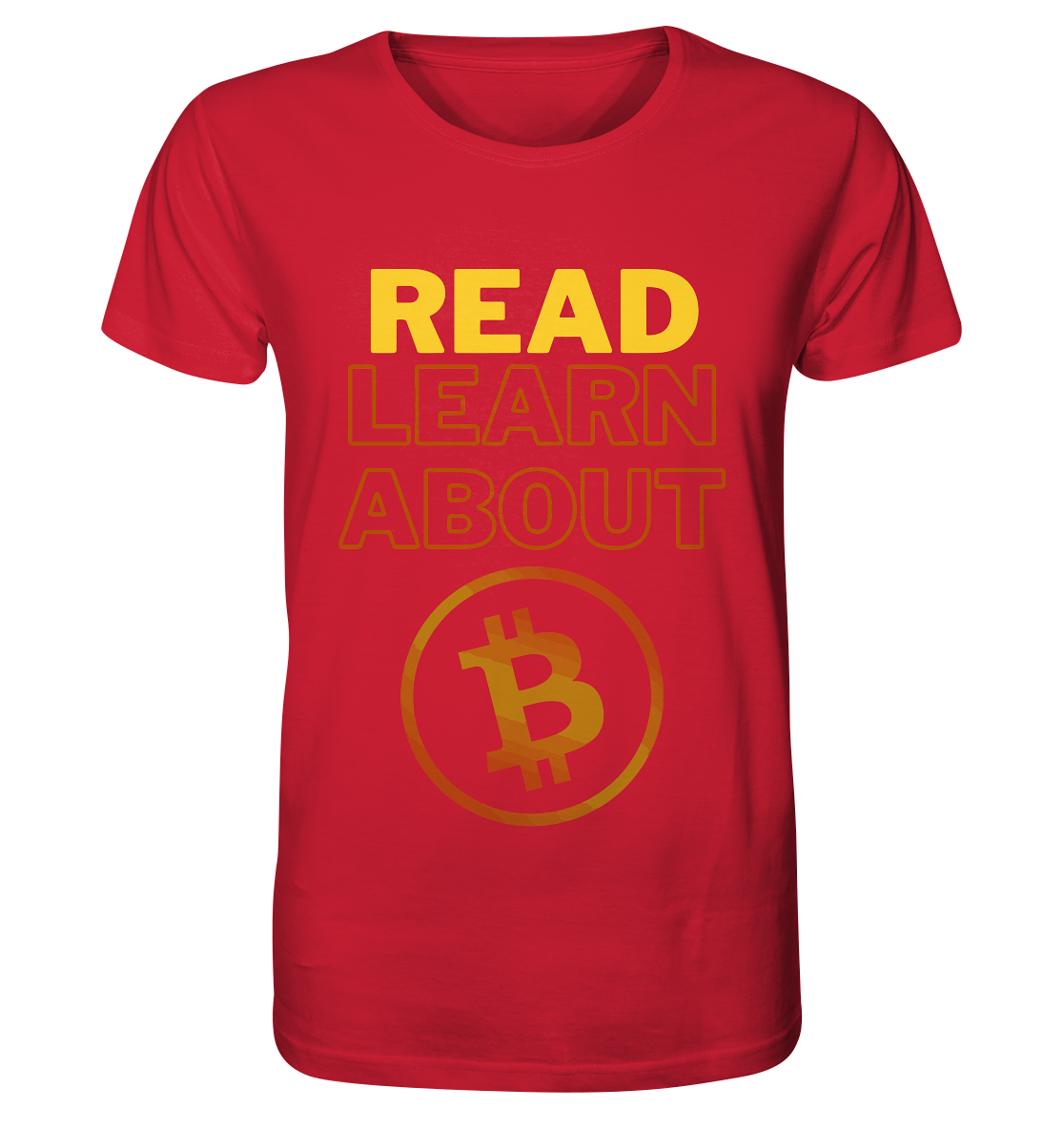 READ - LEARN ABOUT - BTC-Symbol - Organic Shirt