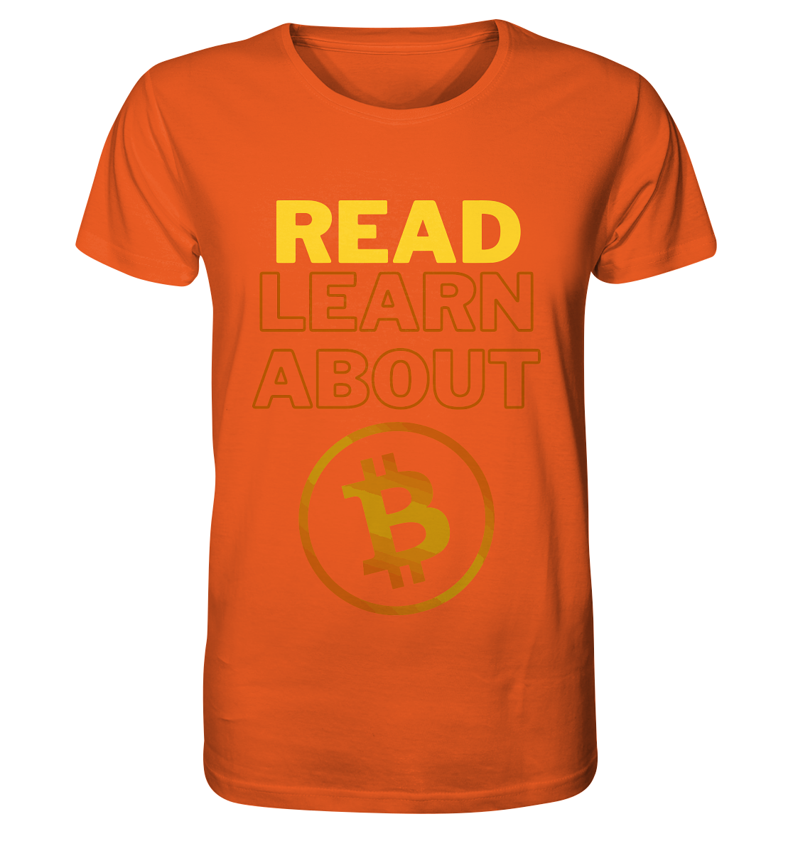 READ - LEARN ABOUT - BTC-Symbol - Organic Shirt