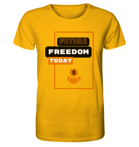 FUTURE FREEDOM TODAY (BTC handshake) - Organic Shirt