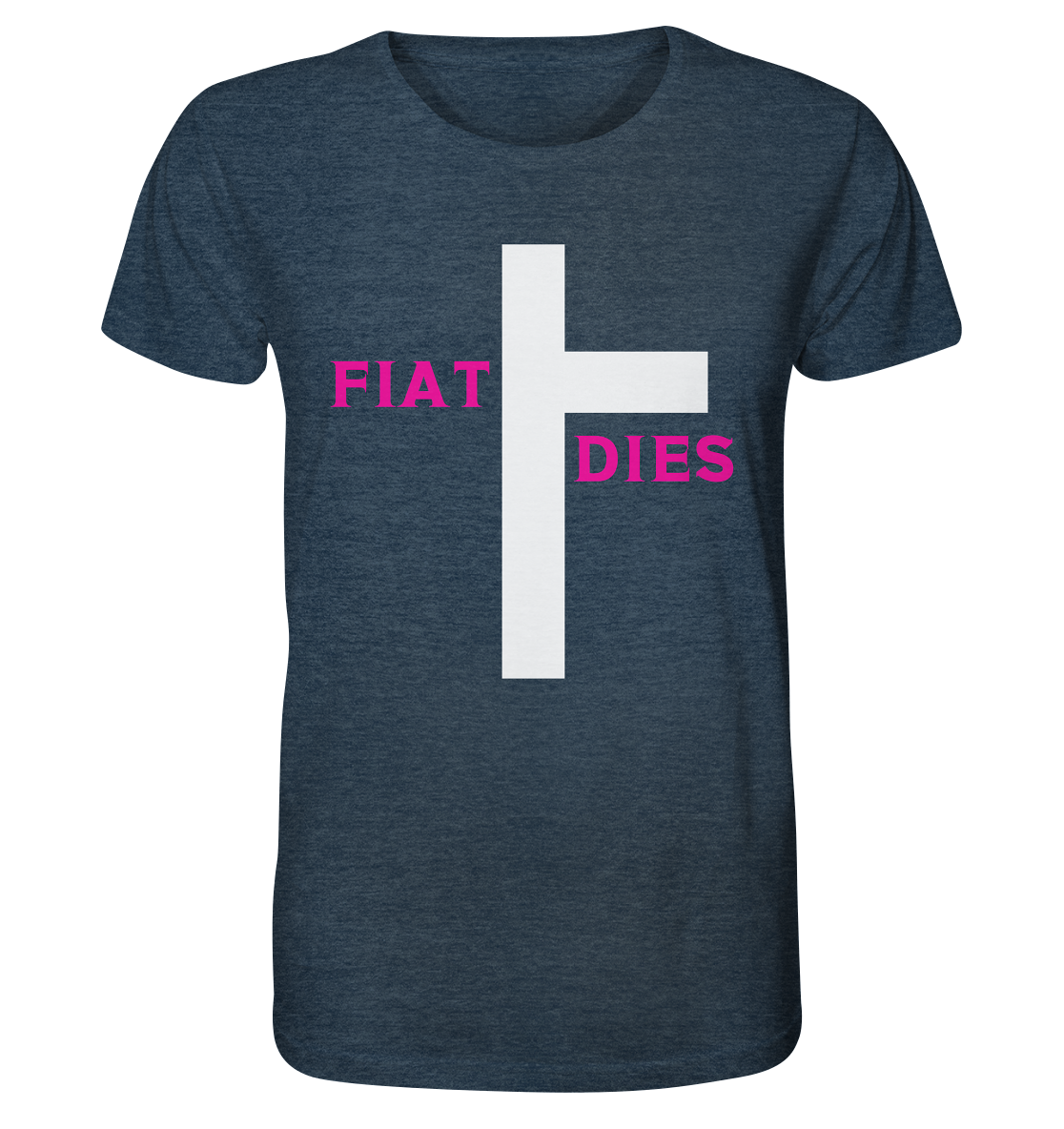 FIAT DIES  - Organic Shirt (meliert)