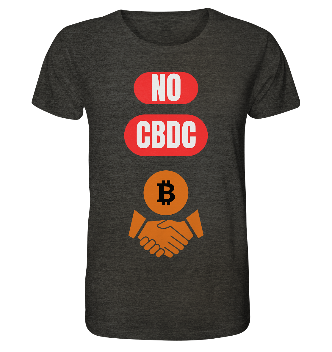 NO CBDC - Organic Shirt (meliert)