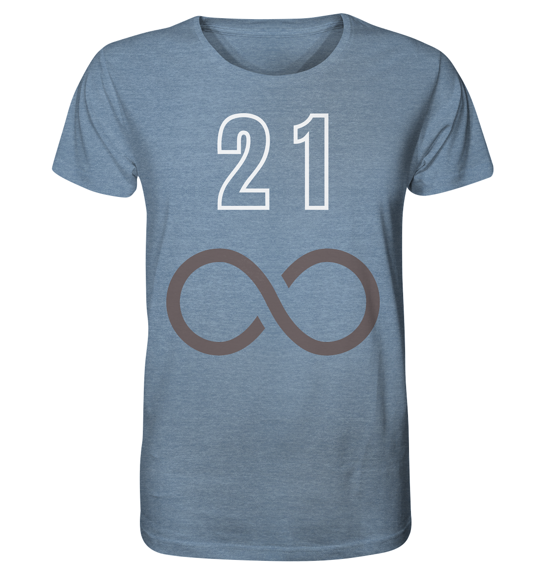 21 unendlich - Organic Shirt (meliert)