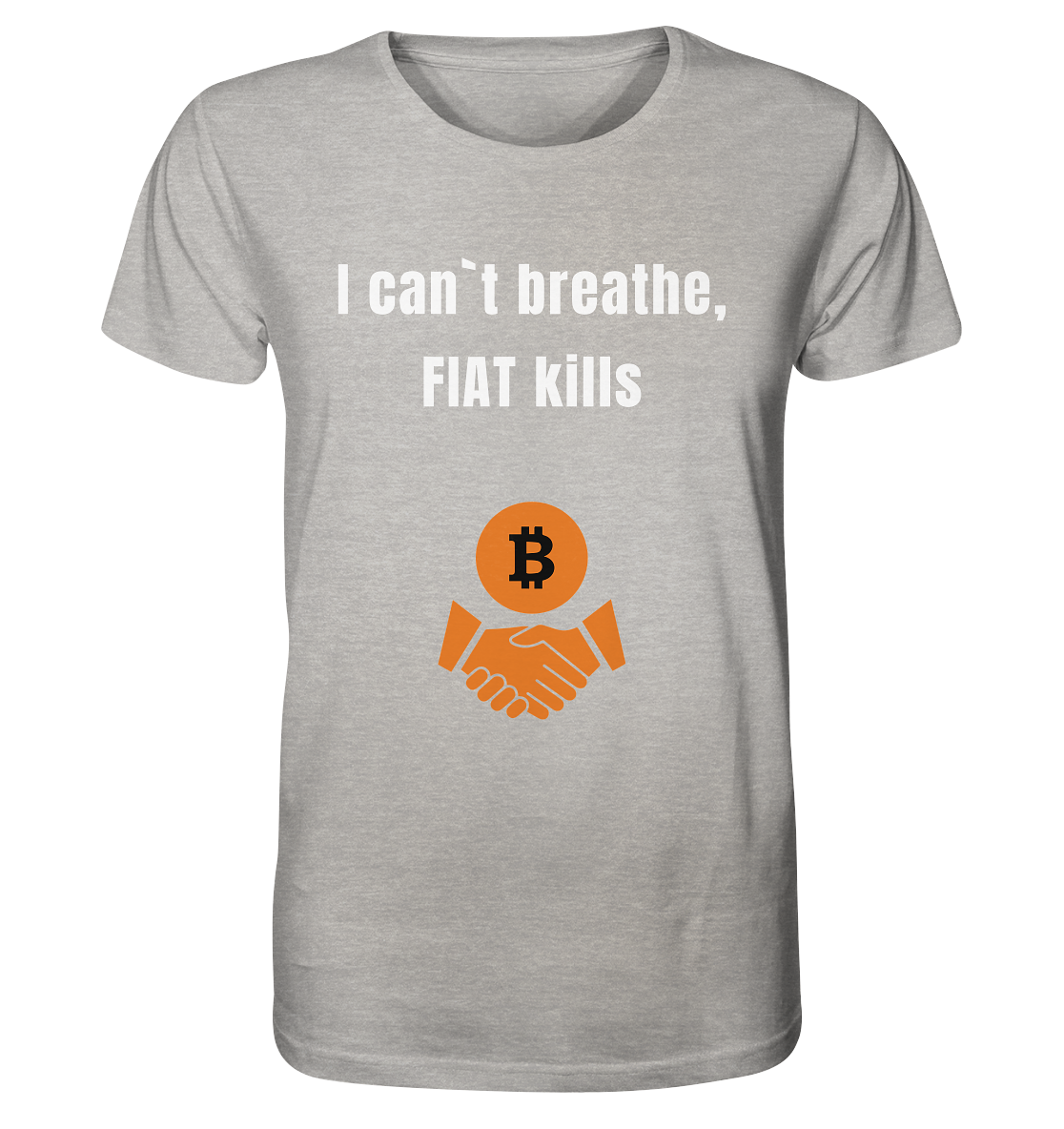 I can`t breathe, FIAT kills  - Organic Shirt (meliert)