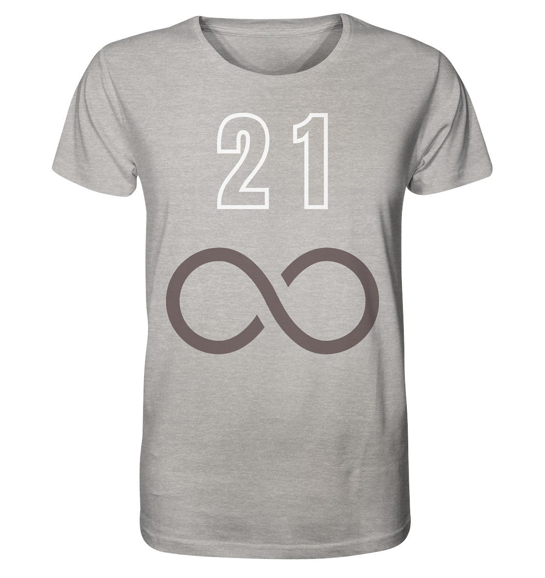 21 unendlich - Organic Shirt (meliert)