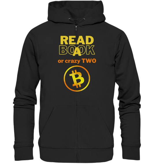 READ A BOOK or CRAZY TWO - (Variante crazy in orange) - Organic Zipper