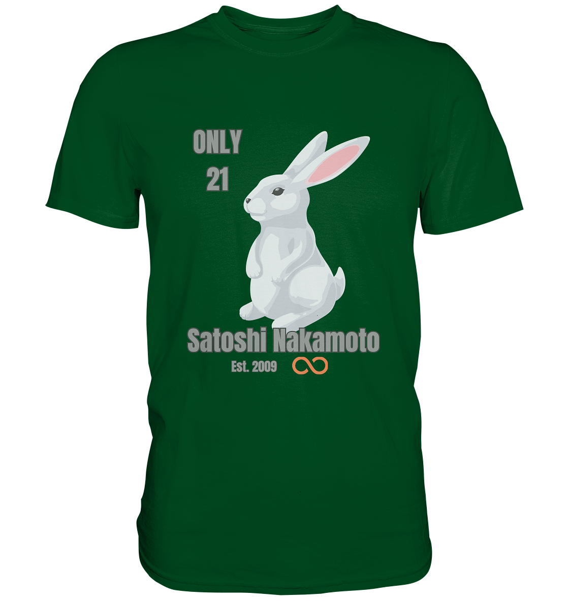 SATOSHI NAKAMOTO Est. 2009 (unendlich) - ONLY 21  - Premium Shirt