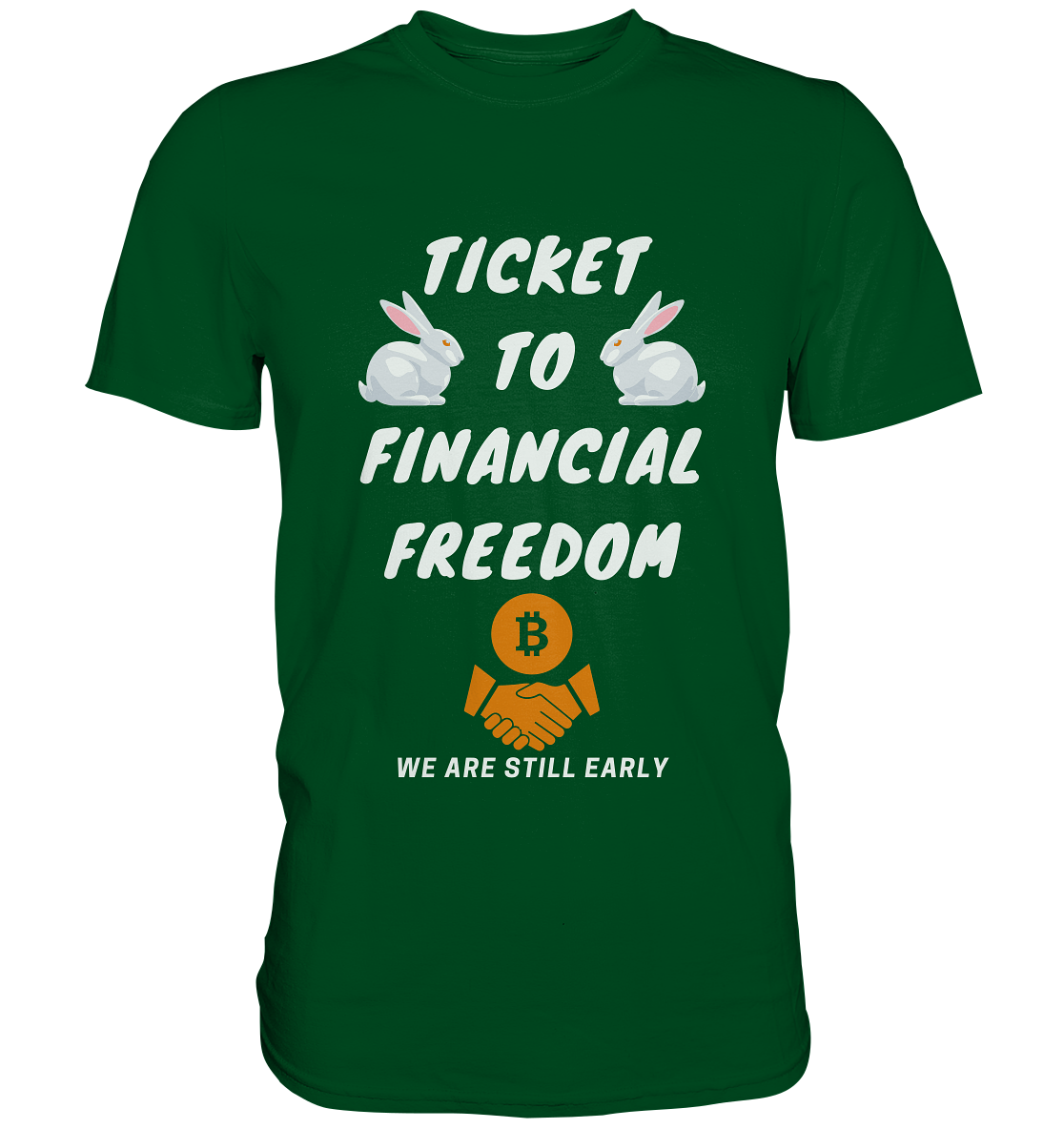 TICKET TO FINANCIAL FREEDOM - LADIES COLLECTION 21% automat. Rabatt bis zum Halving 2024   - Premium Shirt