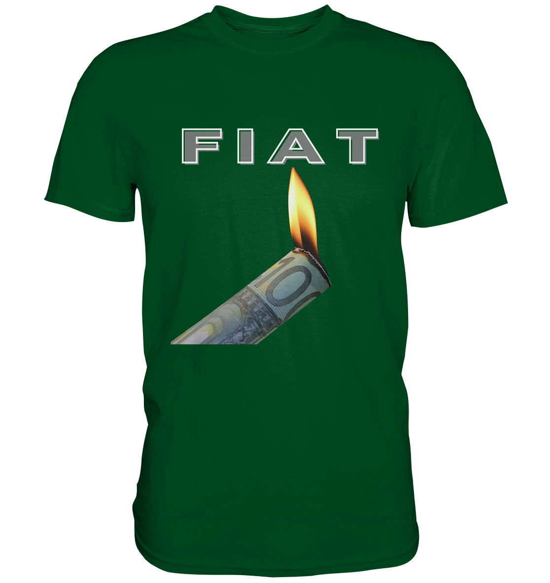 Fiat verbrennt Deine Zukunft - Premium Shirt