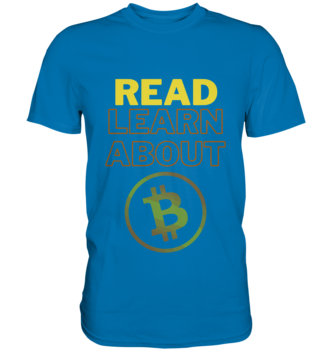 READ - LEARN ABOUT - BTC-Symbol - Premium Shirt