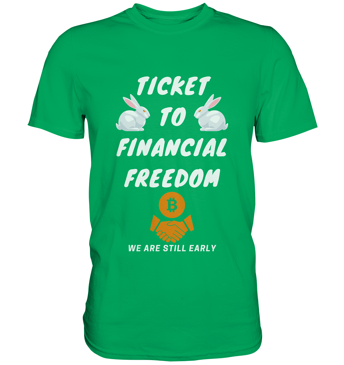 TICKET TO FINANCIAL FREEDOM - LADIES COLLECTION 21% automat. Rabatt bis zum Halving 2024   - Premium Shirt