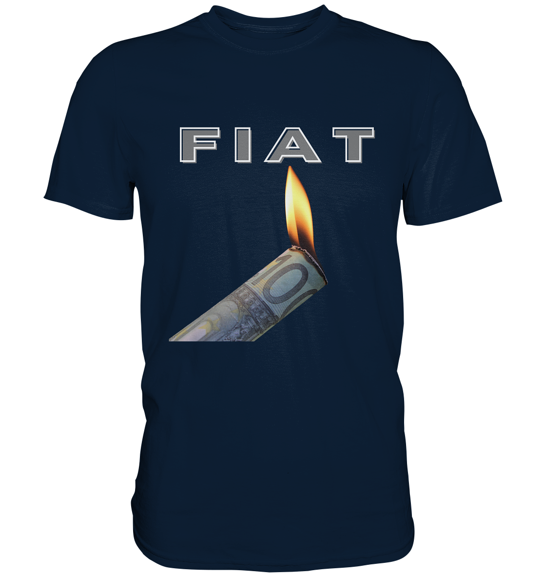 Fiat verbrennt Deine Zukunft - Premium Shirt