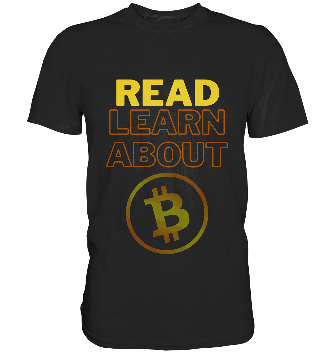 READ - LEARN ABOUT - BTC-Symbol - Premium Shirt