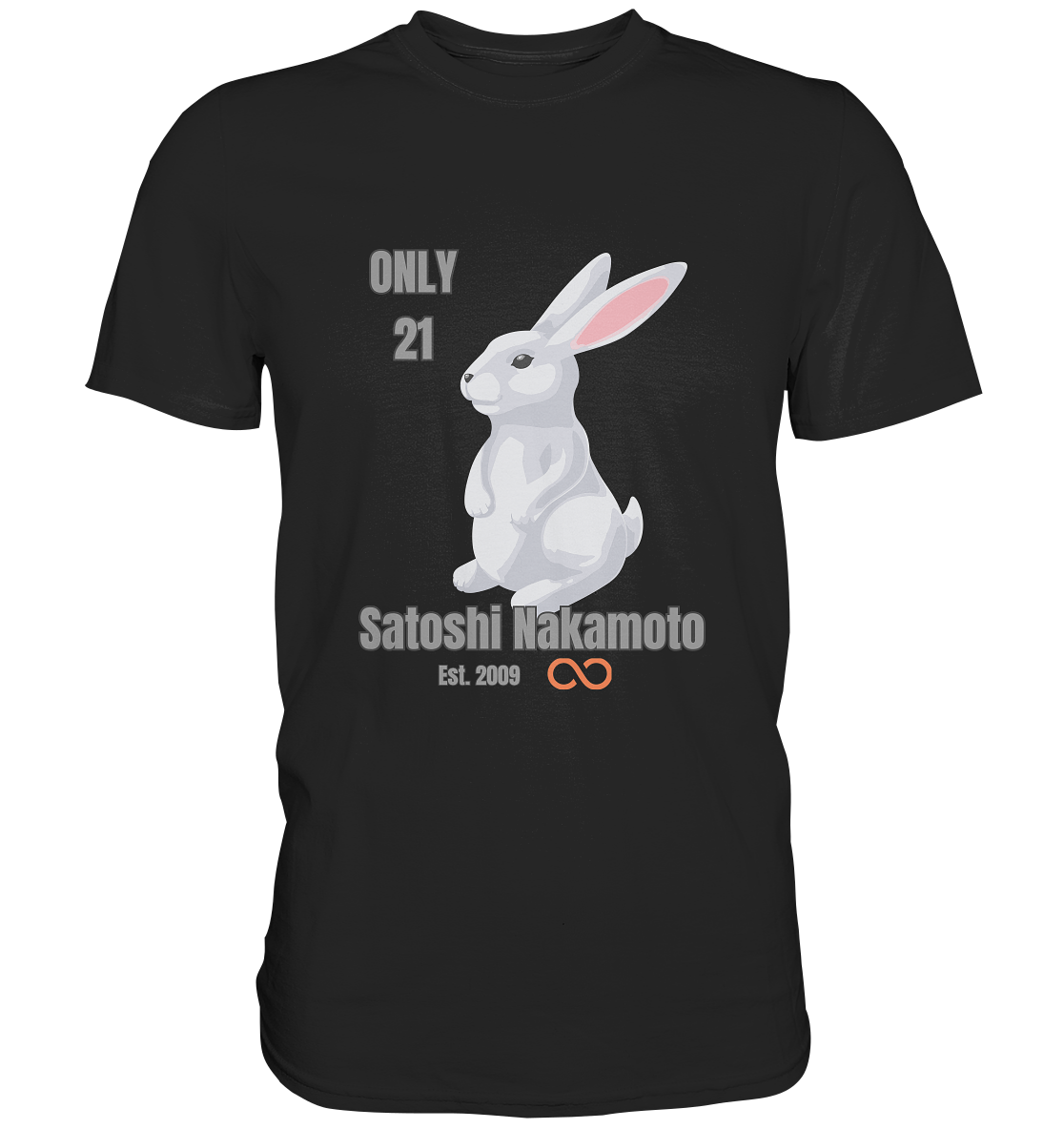 SATOSHI NAKAMOTO Est. 2009 (unendlich) ONLY 21- LADIES COLLECTION 21% automat. Rabatt bis zum Halving 2024  - Premium Shirt