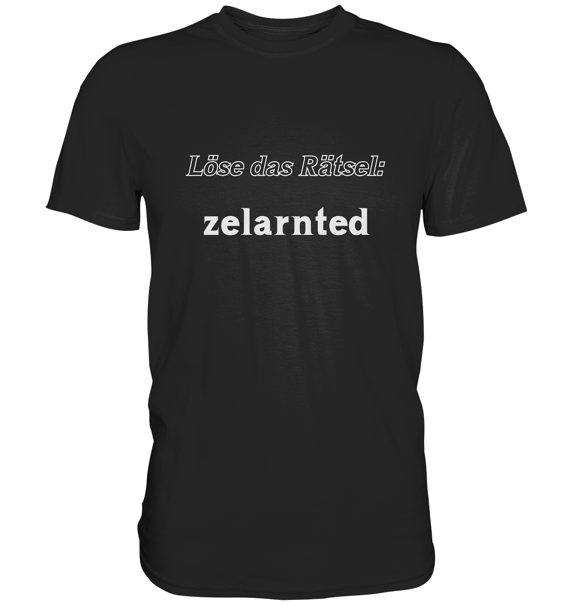 Löse das Rätsel - zelarnted - Premium Shirt