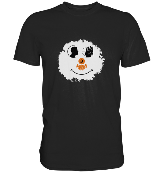 BITCOIN listen to handshake SMILEY - Premium Shirt