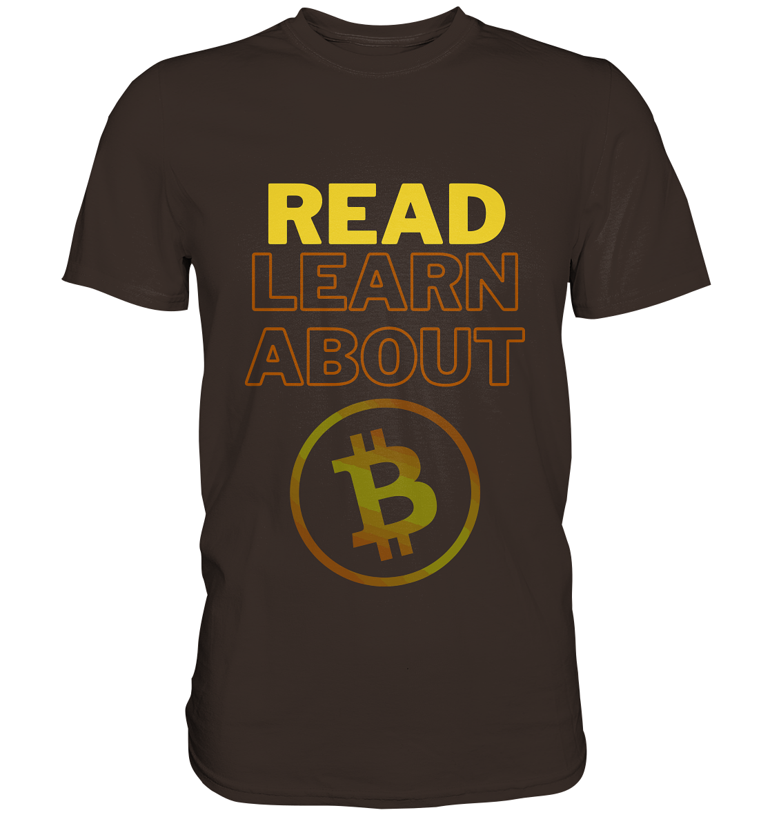 READ - LEARN ABOUT - BTC-Symbol - Premium Shirt