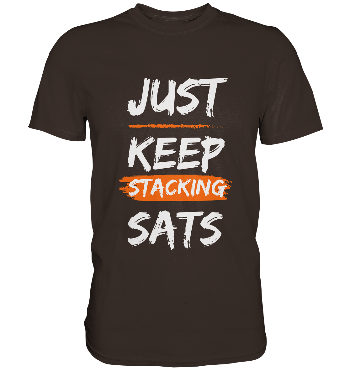 JUST KEEP STACKING SATS - LADIES COLLECTION 21% automat. Rabatt bis zum Halving 2024   - Premium Shirt