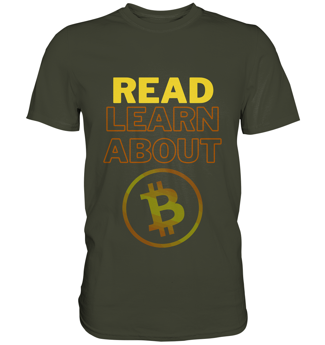 READ - LEARN ABOUT - BTC-Symbol - Premium Shirt