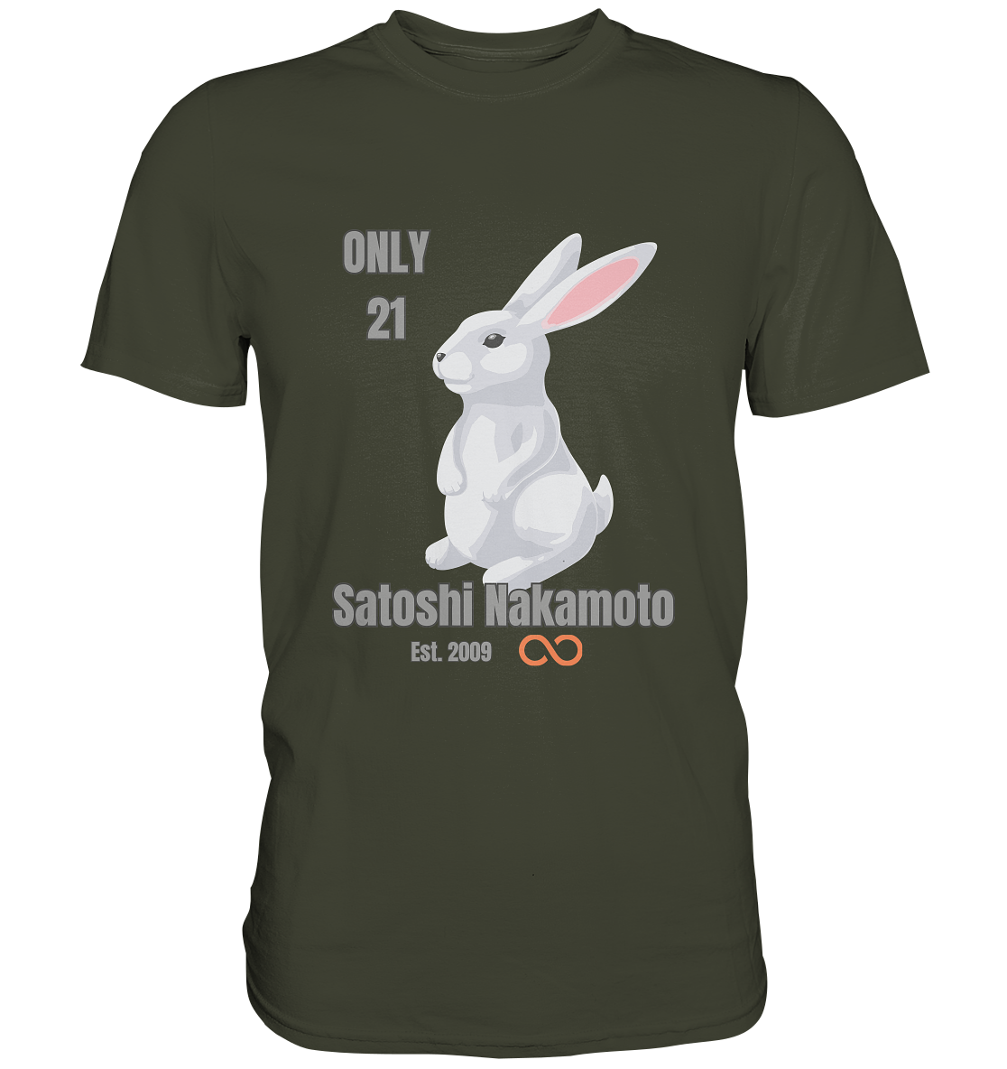 SATOSHI NAKAMOTO Est. 2009 (unendlich) - ONLY 21  - Premium Shirt