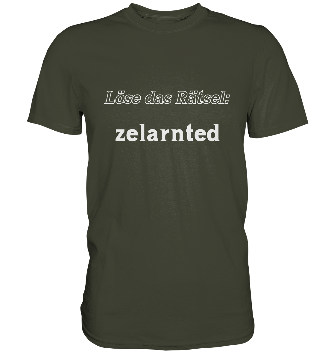 LÖSE DAS RÄTSEL - zelarnted  (Ladies)  - Premium Shirt