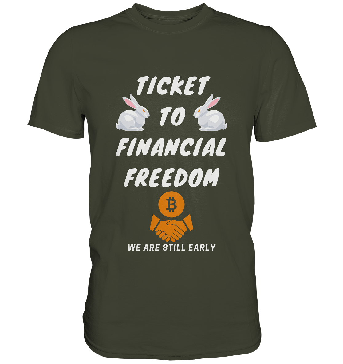 TICKET TO FINANCIAL FREEDOM - LADIES COLLECTION 21% automat. Rabatt bis zum Halving 2024   - Premium Shirt