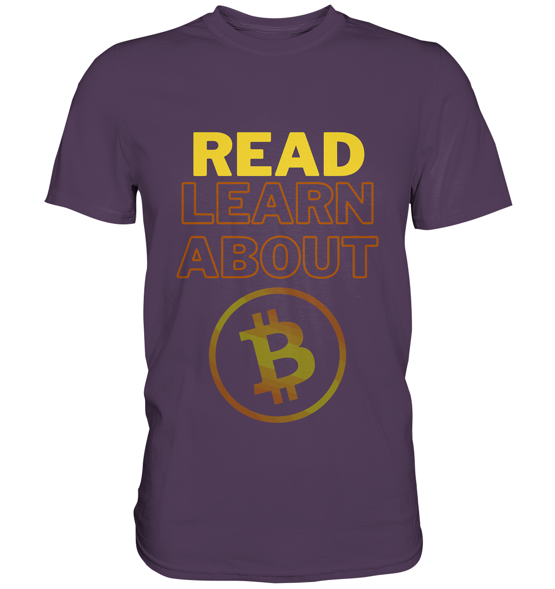 READ - LEARN ABOUT - BTC-Symbol - Premium Shirt