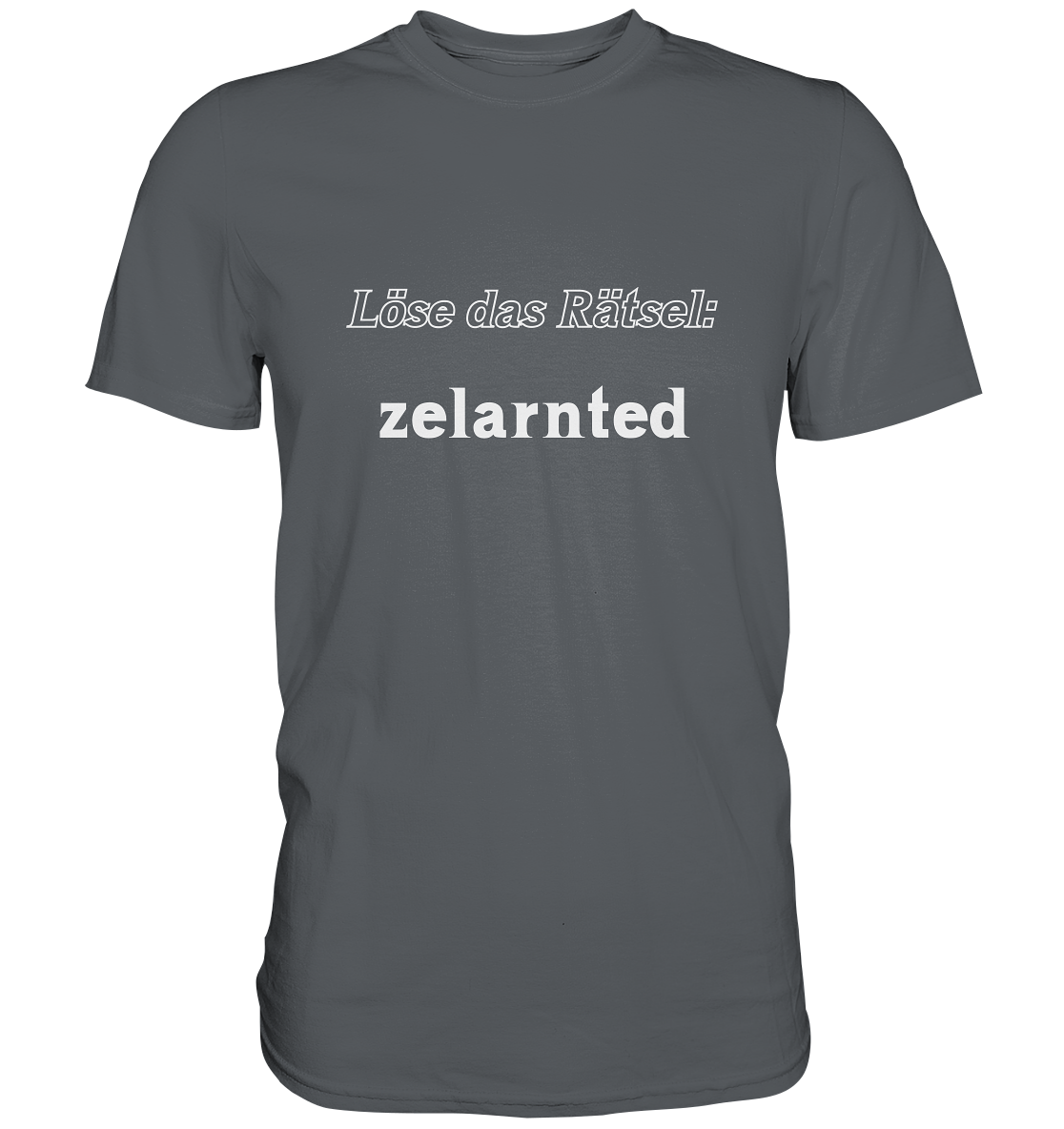 Löse das Rätsel - zelarnted - Premium Shirt