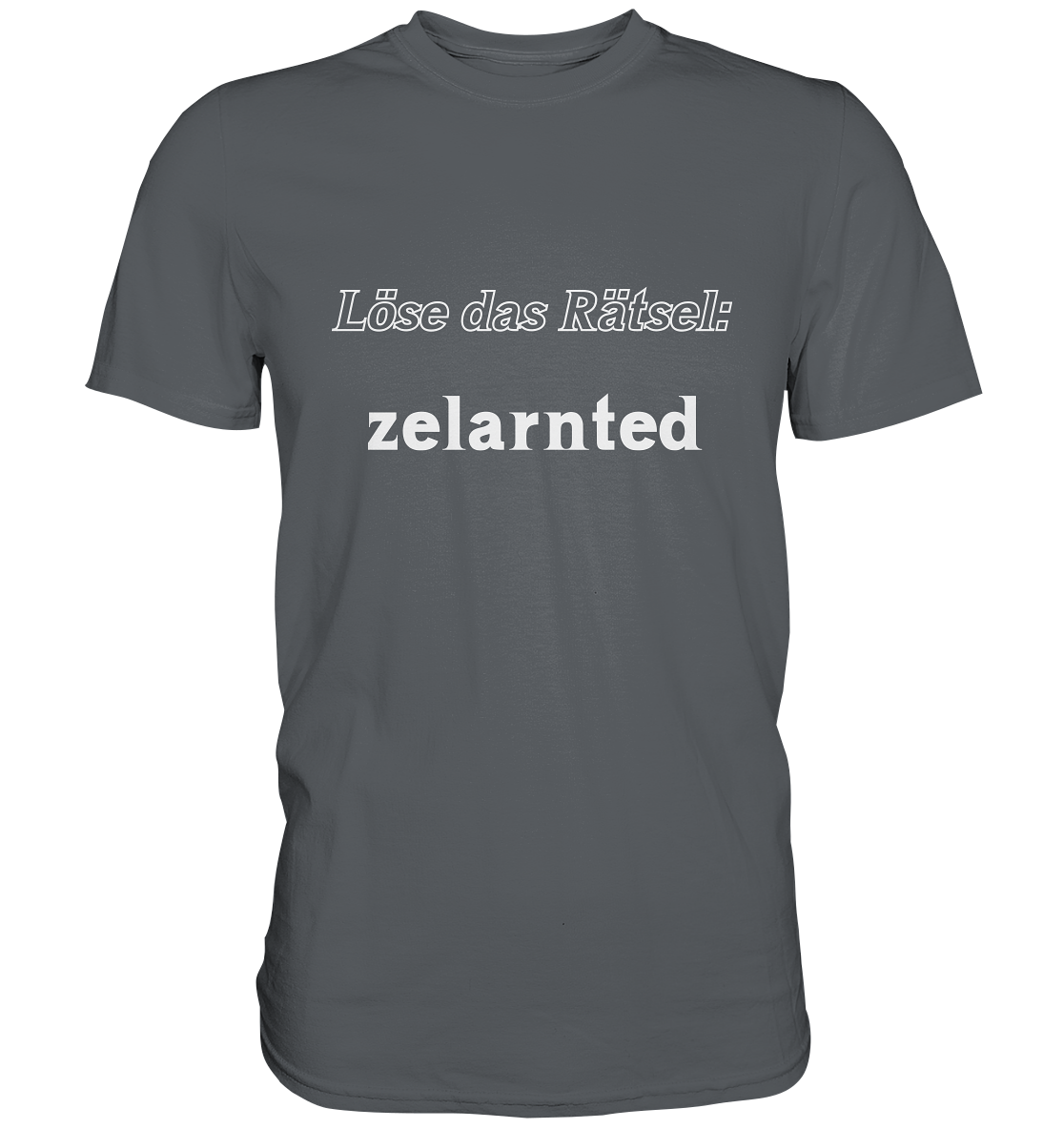 LÖSE DAS RÄTSEL - zelarnted  (Ladies)  - Premium Shirt