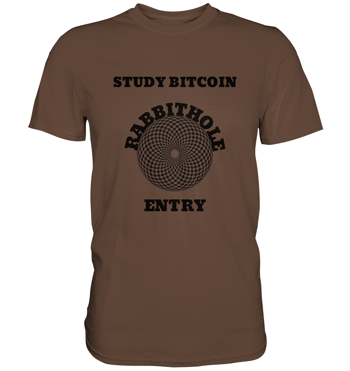 STUDY BITCOIN - RABBITHOLE ENTRY # Ladies Collection 21% Rabatt bis zum Halving 2024   - Premium Shirt