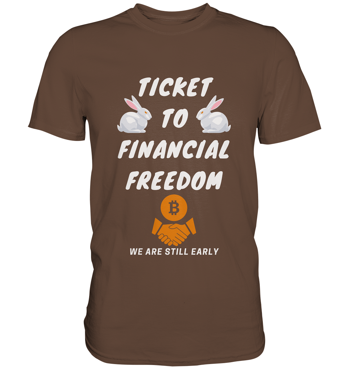 TICKET TO FINANCIAL FREEDOM - LADIES COLLECTION 21% automat. Rabatt bis zum Halving 2024   - Premium Shirt