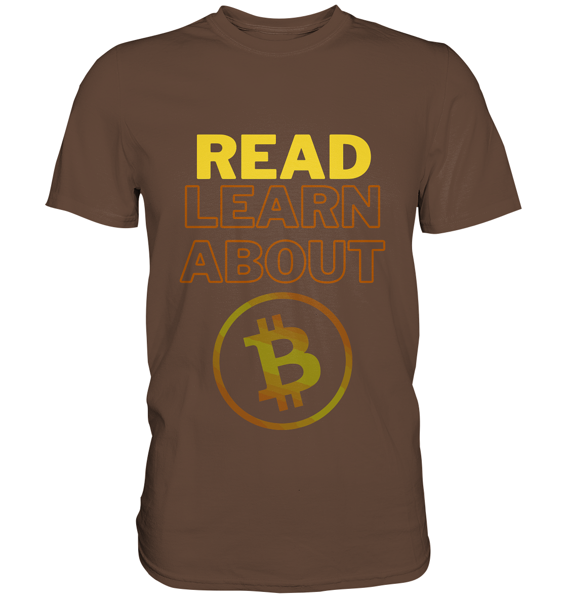 READ - LEARN ABOUT - BTC-Symbol - Premium Shirt