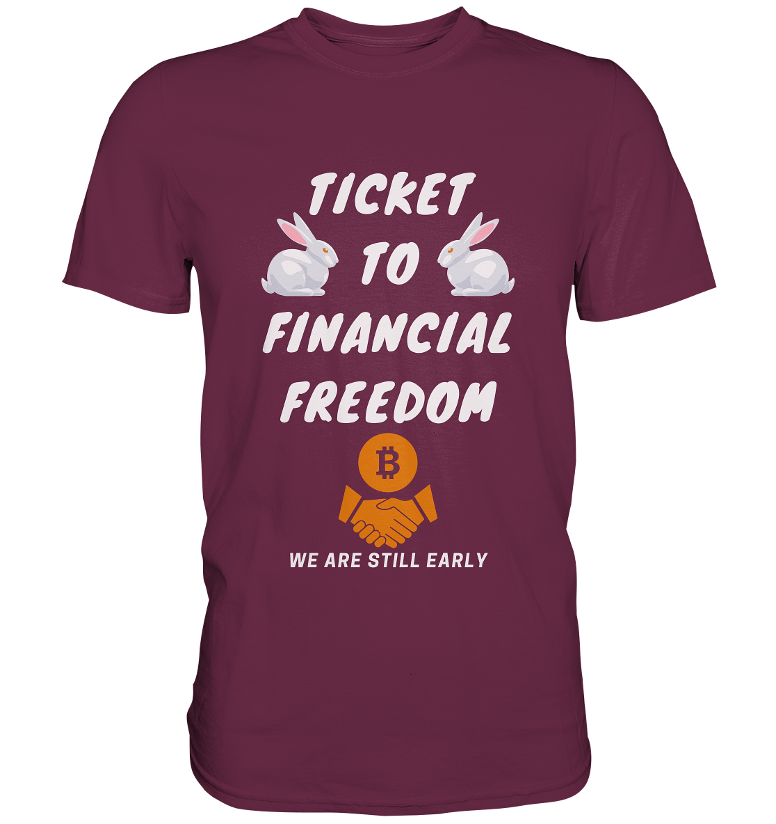 TICKET TO FINANCIAL FREEDOM - LADIES COLLECTION 21% automat. Rabatt bis zum Halving 2024   - Premium Shirt