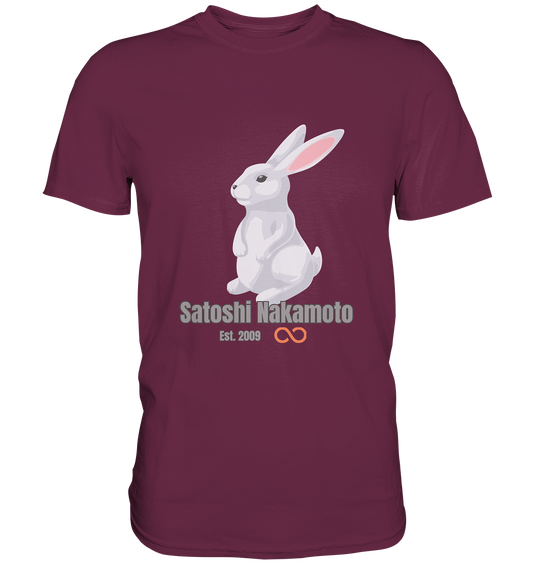 SATOSHI NAKAMOTO Est. 2009 (unendlich) - LADIES COLLECTION 21% automat. Rabatt bis zum Halving 2024  - Premium Shirt